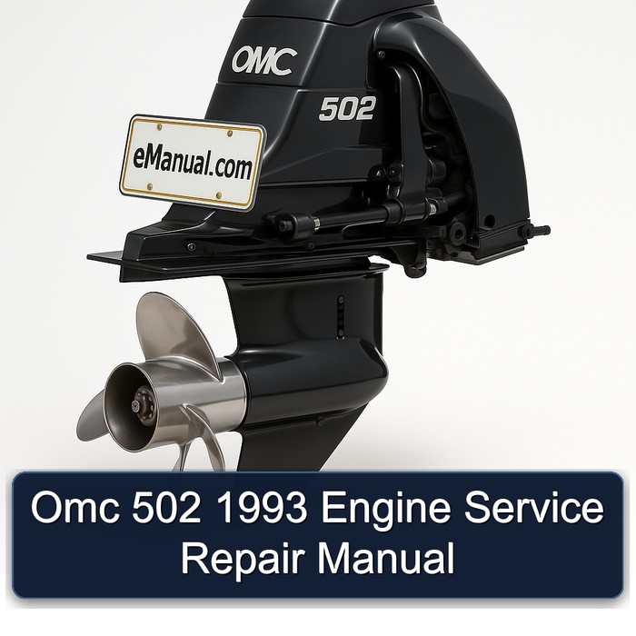 Omc 502 1993 Engine Service Repair Manual