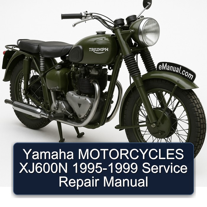 Yamaha MOTORCYCLES XJ600N 1995-1999 Service Repair Manual 