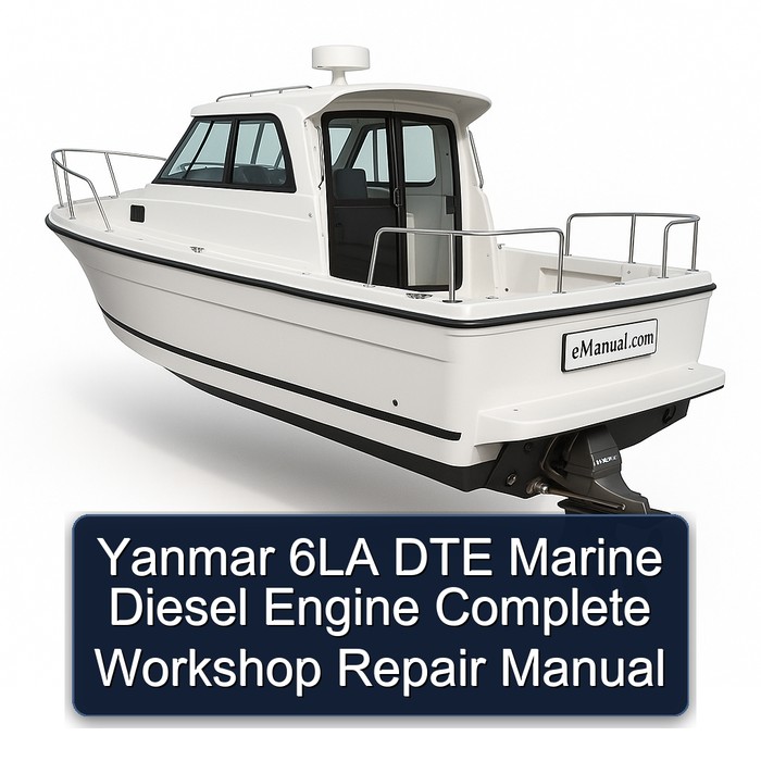Yanmar 6LA DTE Marine Diesel Engine Complete Workshop Repair Manual 