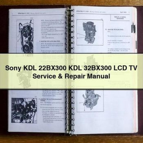 Sony Kdl 22BX300 Kdl 32BX300 LCD Tv Workshop Service Repair Manual PDF Download