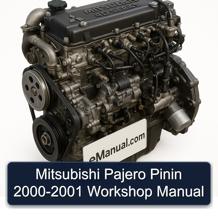Mitsubishi Pajero Pinin 2000-2001 Workshop Manual