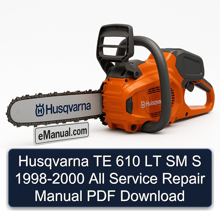 Husqvarna TE 610 LT SM S 1998-2000 All Manual de servicio y reparación PDF Download