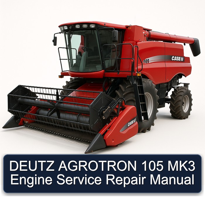 DEUTZ AGROTRON 105 MK3 Motor-Reparaturhandbuch