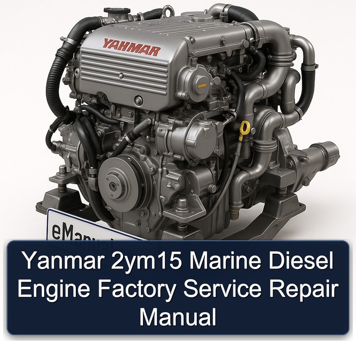 Yanmar 2ym15 Marine Diesel Engine Factory Manual de servicio y reparación