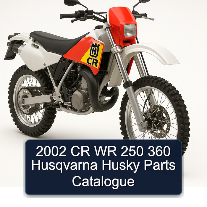2002 CR WR 250 360 Husqvarna Husky Parts Catalogue