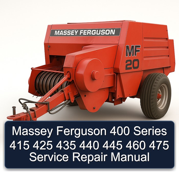 Massey Ferguson 400 Series 415 425 435 440 445 460 475 Service Repair Manual