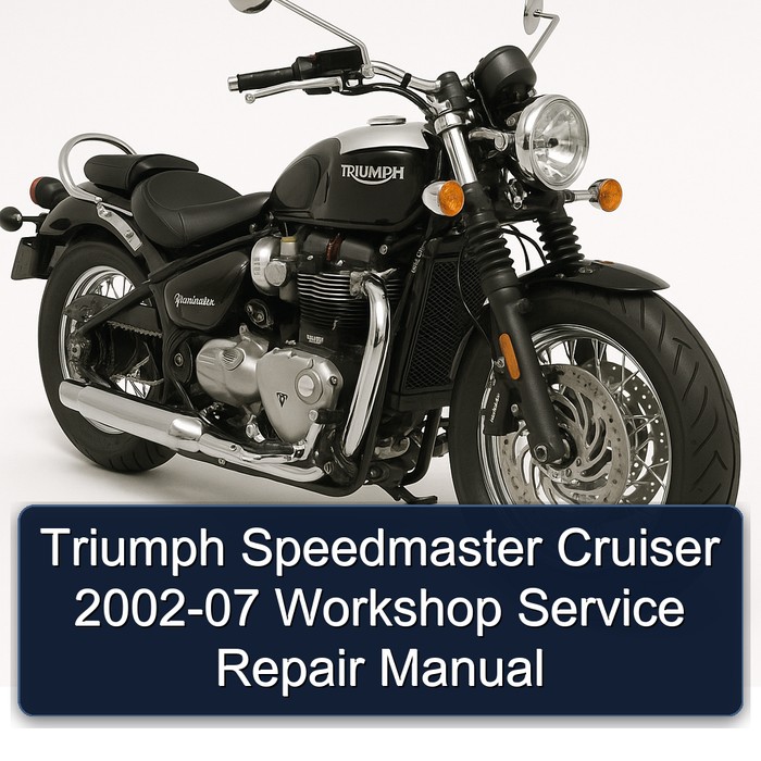 Triumph Speedmaster Cruiser 2002-07 Workshop Manual de servicio y reparación
