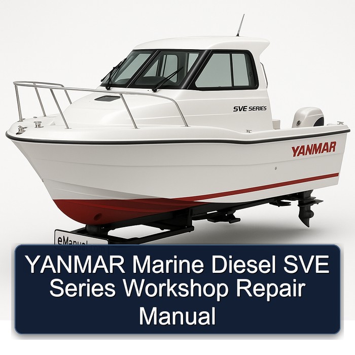 YANMAR Marine Diesel SVE Series Workshop Repair Manual