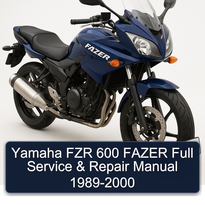Yamaha FZR 600 FAZER Full Manual de servicio y reparación 1989-2000