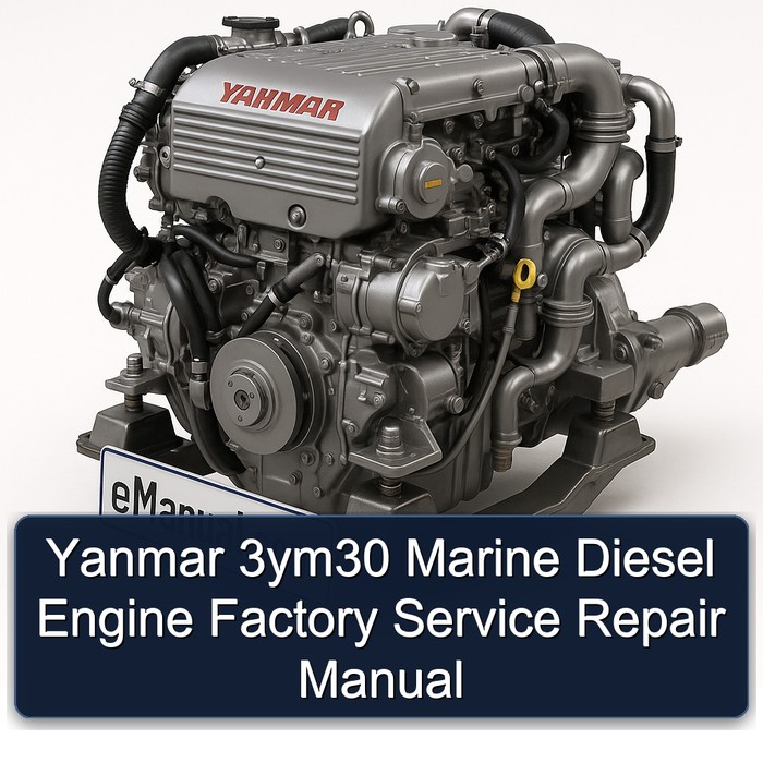 Yanmar 3ym30 Marine Diesel Engine Factory Service Repair Manual