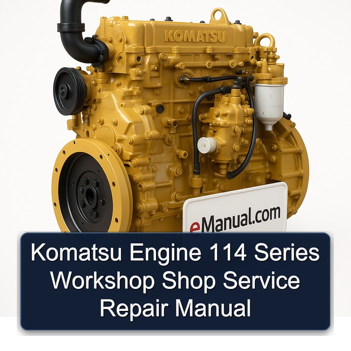 Komatsu Engine 114 Series Workshop Shop Manual de servicio y reparación