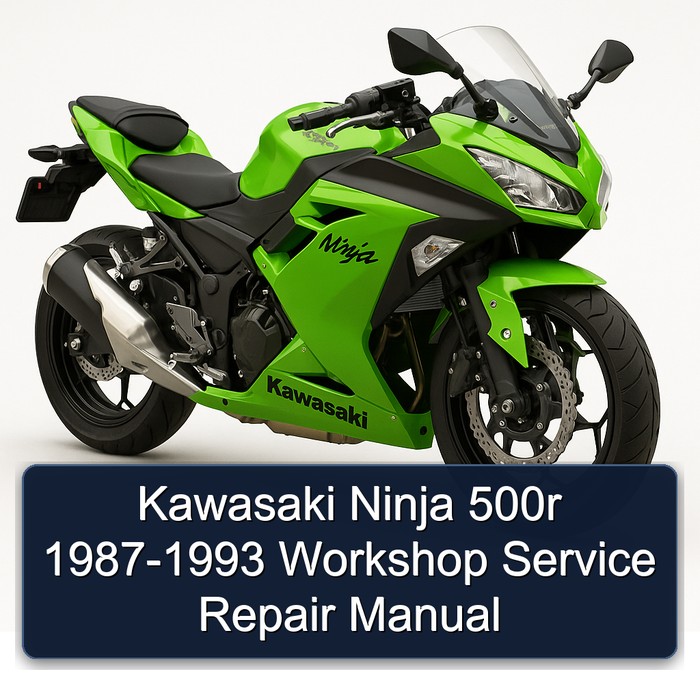 Kawasaki Ninja 500r 1987-1993 Workshop Service Repair Manual