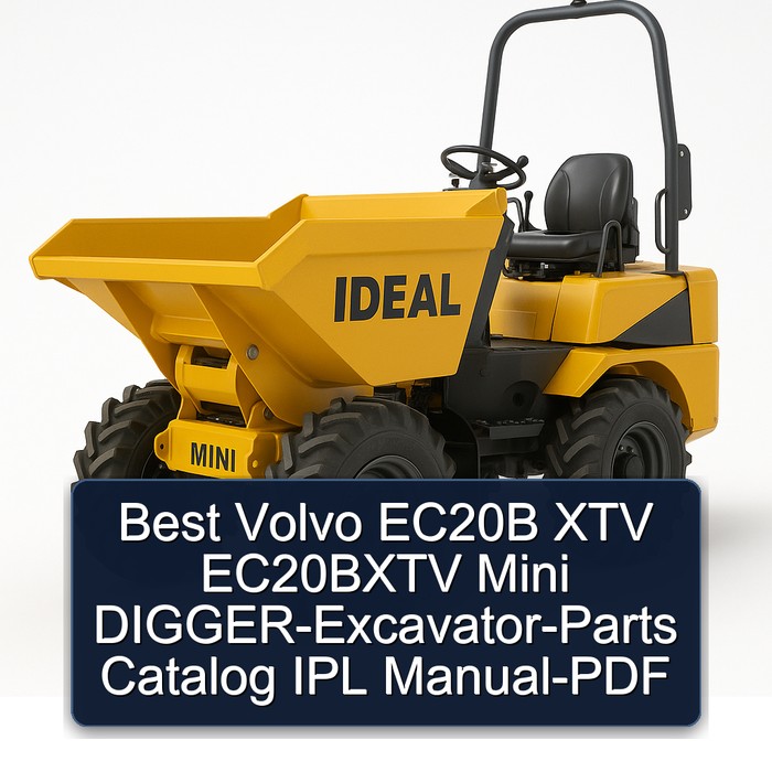 Best Volvo EC20B XTV EC20BXTV Mini DIGGER-Excavator-Parts Catalog IPL Manual-PDF