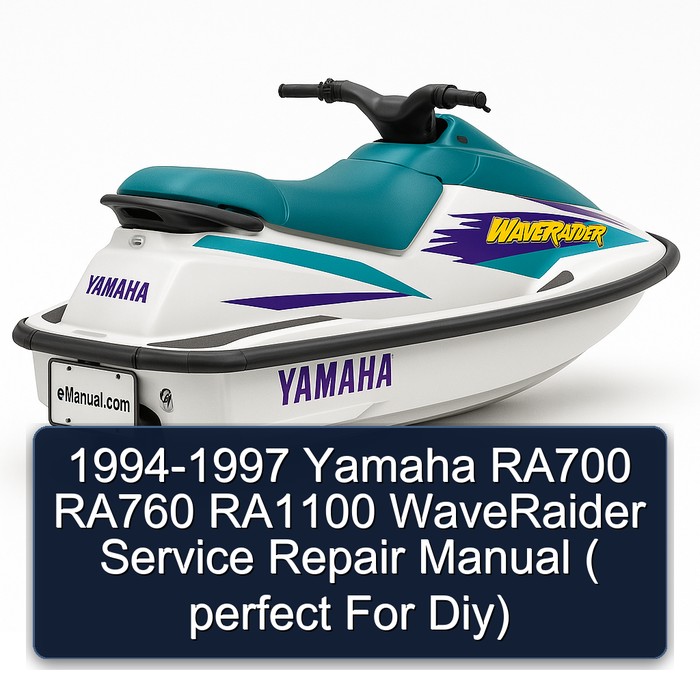 1994-1997 Yamaha RA700 RA760 RA1100 WaveRaider Manual de servicio y reparación ( perfect For Diy)