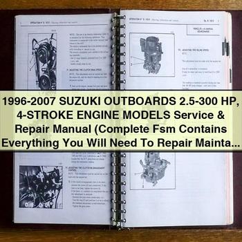 2002 Suzuki Outboards 2.5-300 HP 4-Stroke Engine Models Workshop Service Repair Manual PDF Download
