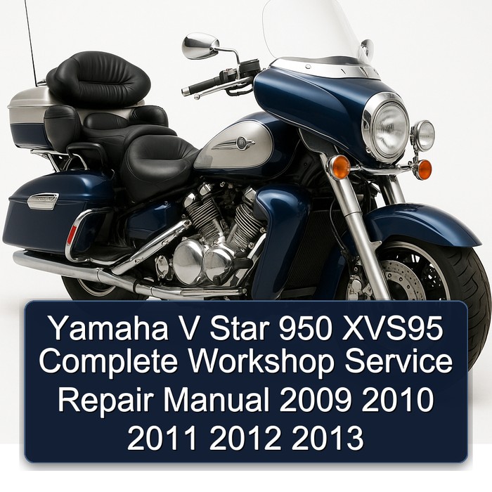 Yamaha V Star 950 XVS95 Workshop Service Repair Manual PDF Download