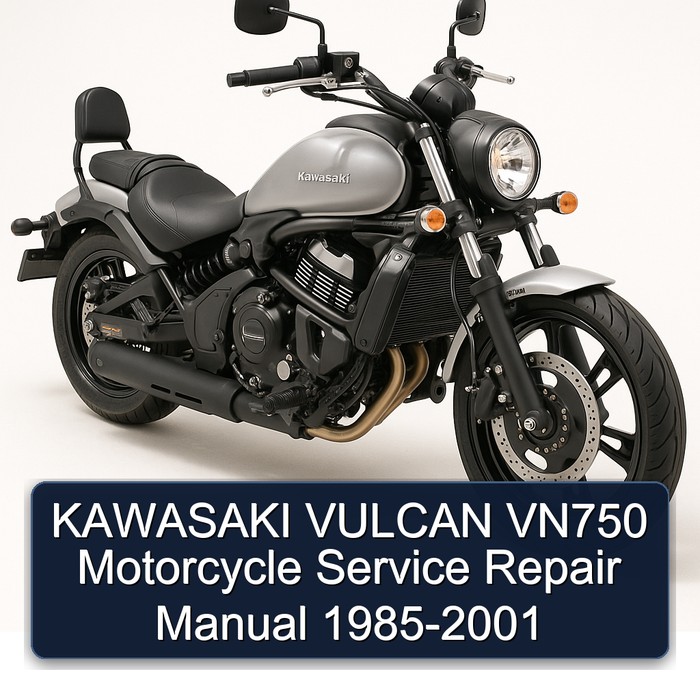 KAWASAKI VULCAN VN750 Motorcycle Service Repair Manual 1985-2001