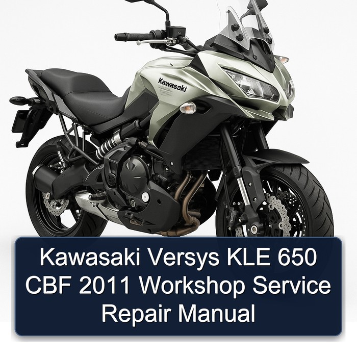Kawasaki Versys KLE 650 CBF 2011 Workshop Manual de servicio y reparación