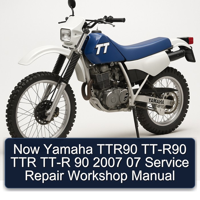 Yamaha Now Yamaha TTR90 TT-R90 Ttr TT-R 90 07 Workshop Service Repair Manual PDF Download