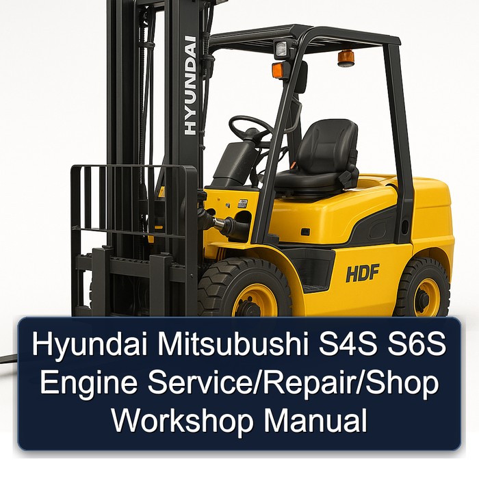 Manual de taller para motores Hyundai Mitsubishi S4S S6S