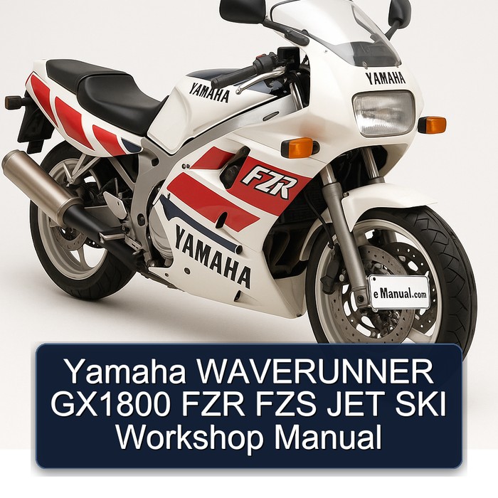 Yamaha WAVERUNNER GX1800 FZR FZS JET SKI Workshop Manual