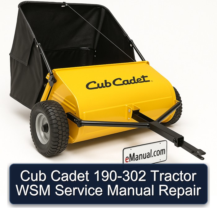 Cub Cadet 190-302 Tractor Workshop Service Repair Manual PDF Download