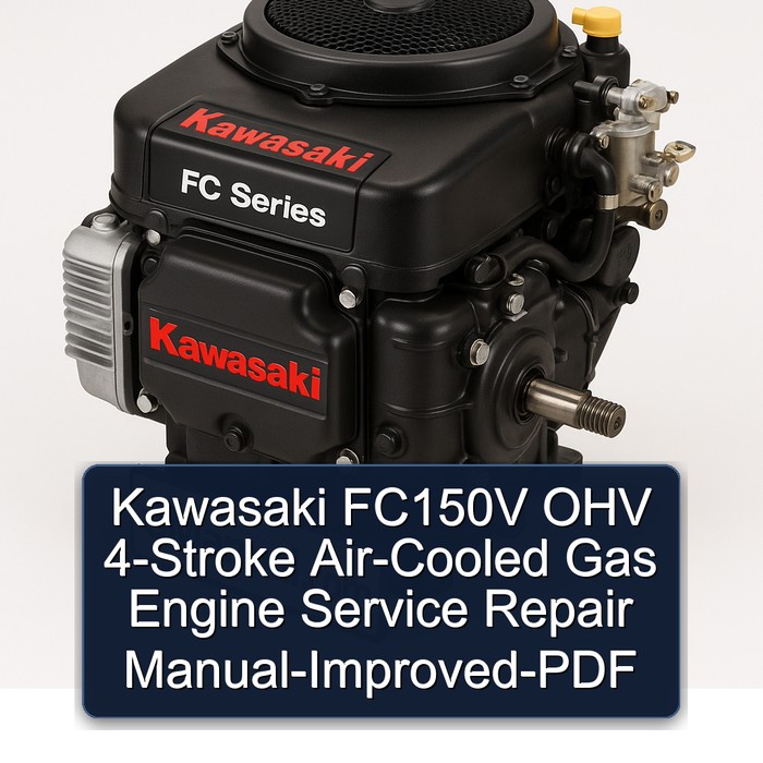 Kawasaki FC150V OHV 4-Takt Luftgekühlter Benzinmotor Reparaturhandbuch - Verbessert - PDF
