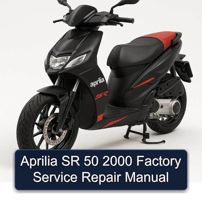 Aprilia SR 50 2000 Factory Manual de servicio y reparación