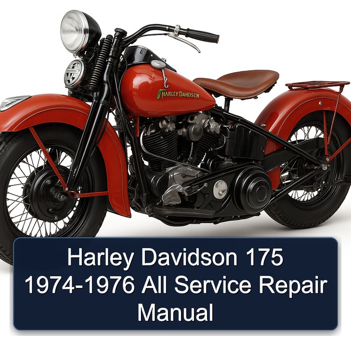 Harley Davidson 175 1974-1976 All Service Repair Manual
