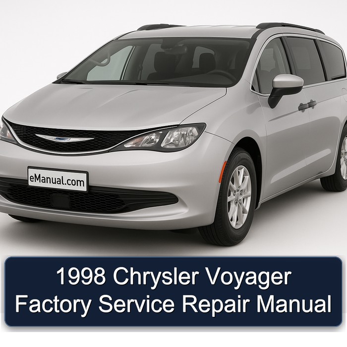 1998 Chrysler Voyager Factory Manual de servicio y reparación