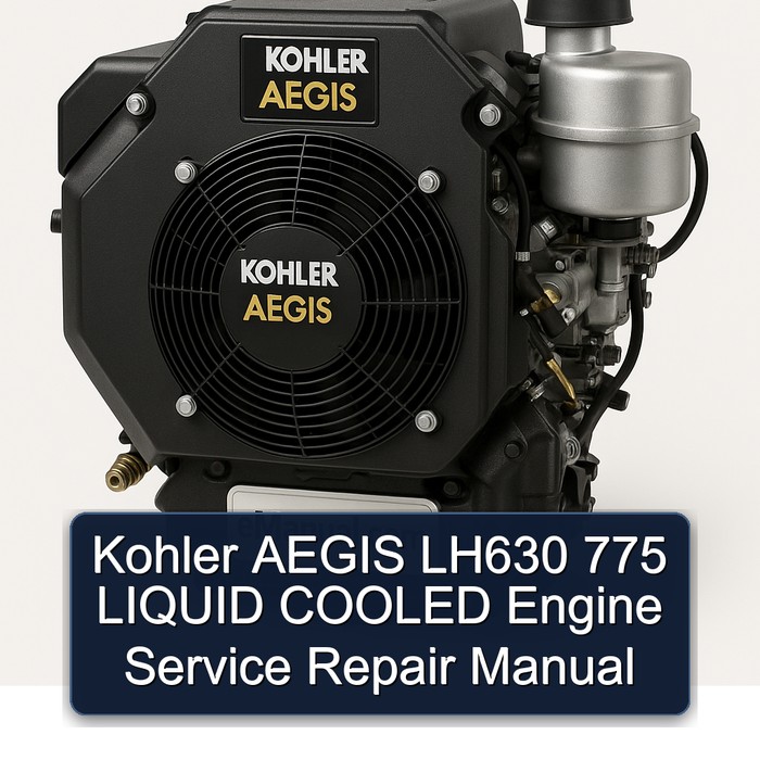 Manual de Reparación y Servicio del Motor Kohler AEGIS LH630 775 Enfriado por Líquido