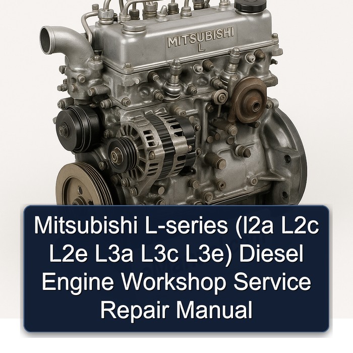 Manual de Reparación y Servicio de Taller para Motores Diesel Mitsubishi Serie L (L2a, L2c, L2e, L3a, L3c, L3e)