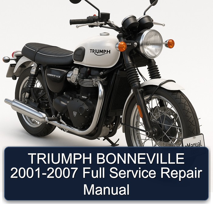 TRIUMPH BONNEVILLE 2001-2007 Full Manual de servicio y reparación