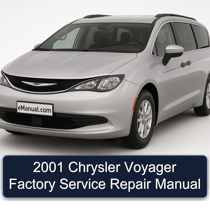 2001 Chrysler Voyager Factory Manual de servicio y reparación