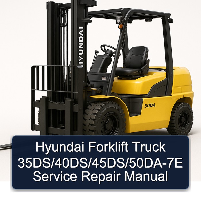 Manual de Servicio y Reparación - Hyundai Montacargas 35DS/40DS/45DS/50DA-7E