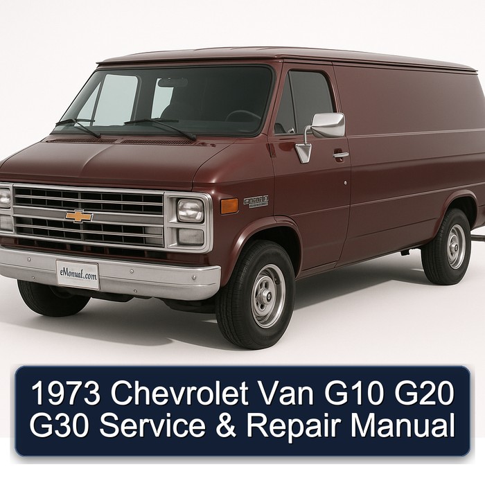 1973 Chevrolet Van G10 G20 G30 Service & Repair Manual