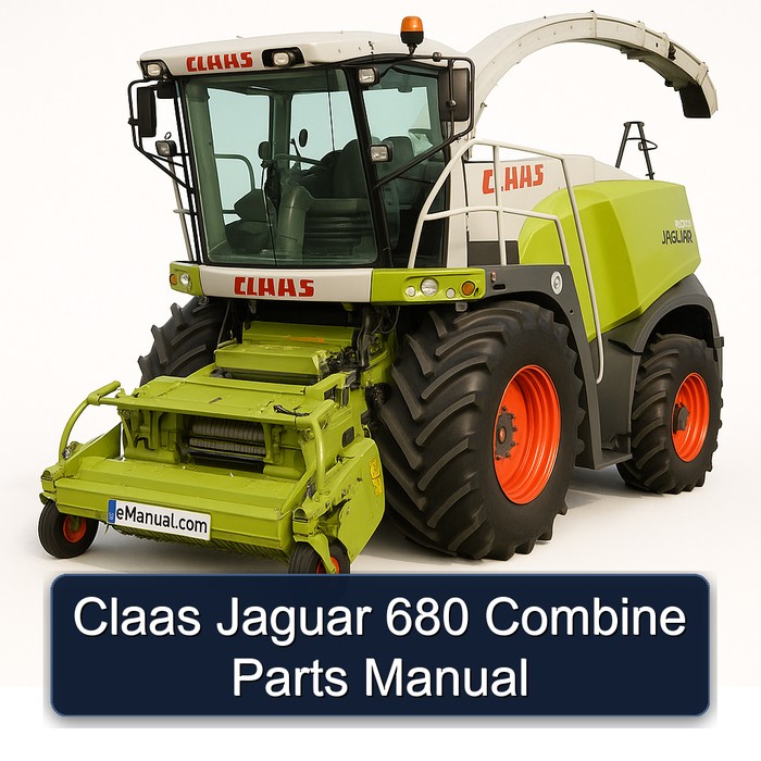 Claas Jaguar 680 Combine Parts Manual 