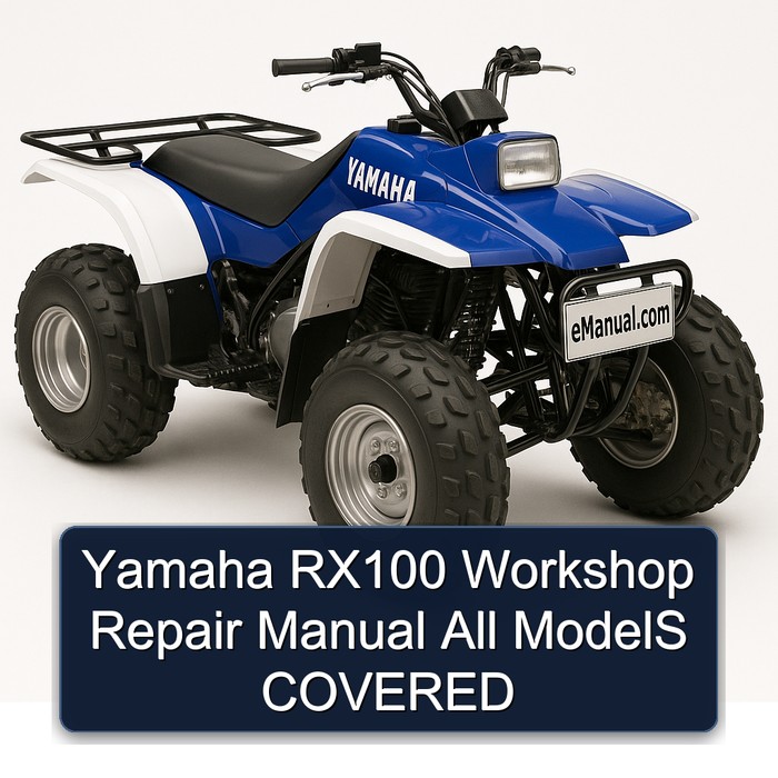 Yamaha RX100 Workshop Repair Manual All ModelS COVERED