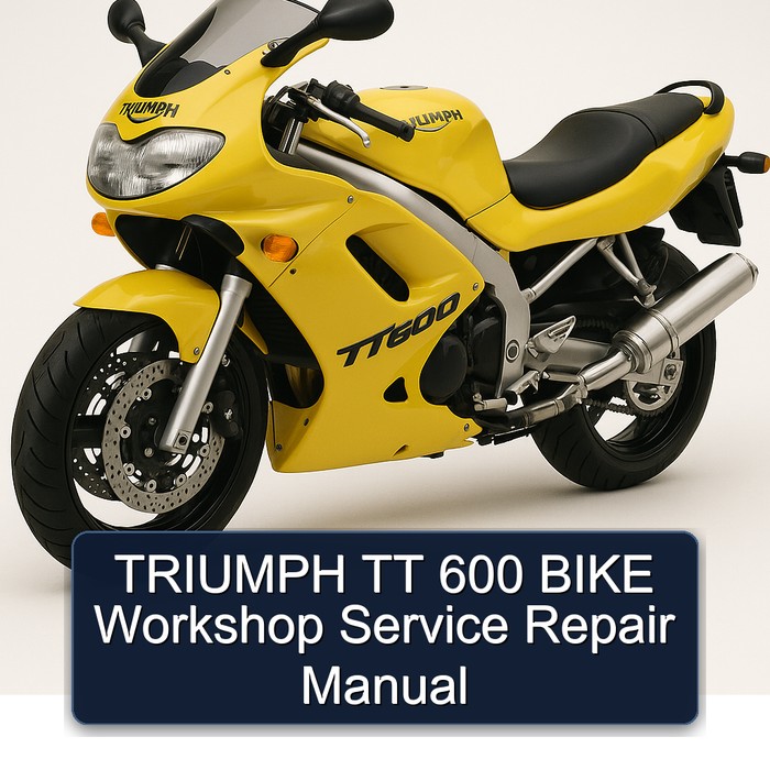 TRIUMPH TT 600 BIKE Workshop Manual de servicio y reparación