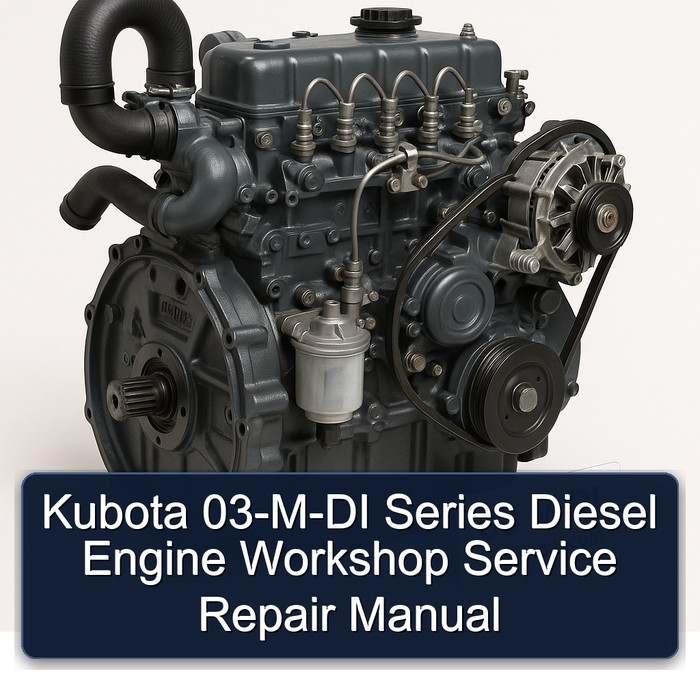 Kubota 03-M-DI Dieselmotor Werkstatt-Reparaturhandbuch