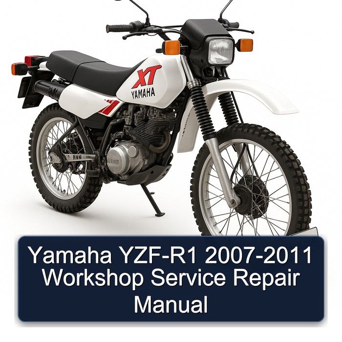 Yamaha YZF-R1 2007-2011 Workshop Service Repair Manual