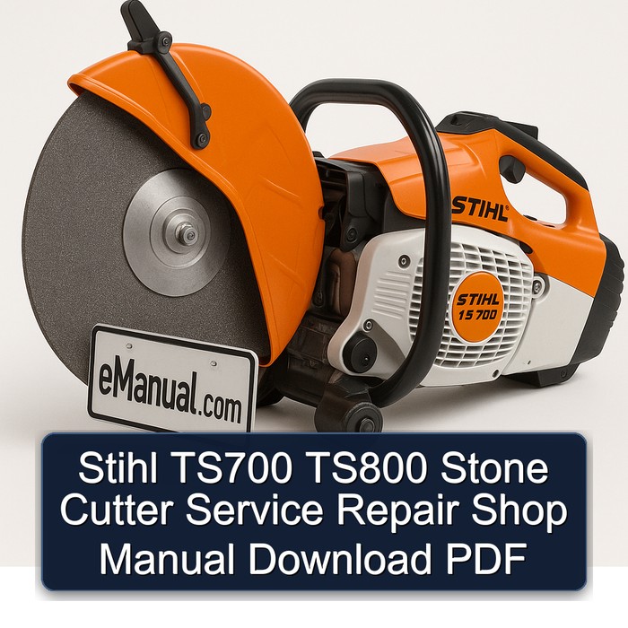 Stihl TS700 TS800 Stone Cutter Service Repair Shop Manual Download PDF