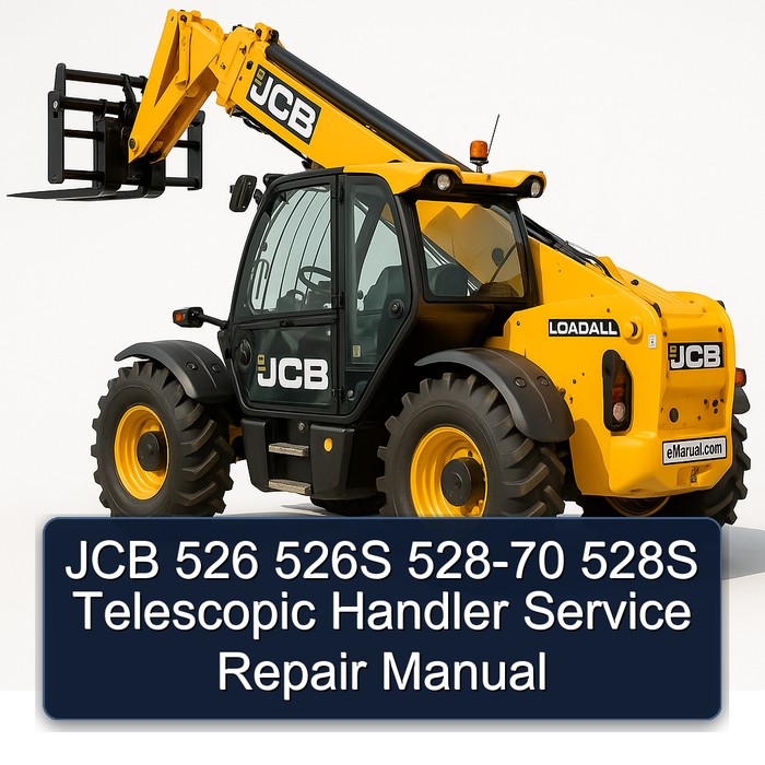 JCB 526 526S 528-70 528S Telescopic Handler Service Repair Manual