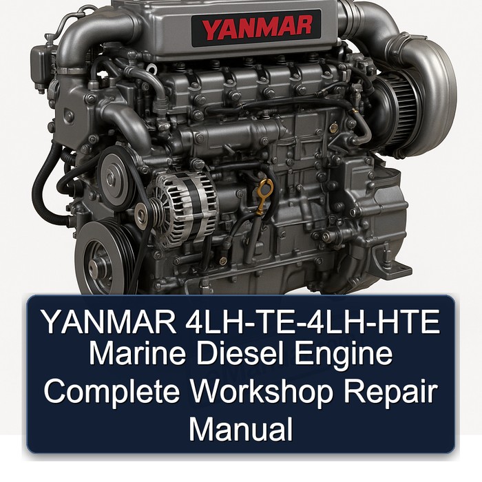 YANMAR 4LH-TE-4LH-HTE Marine Diesel Engine Complete Workshop Repair Manual 