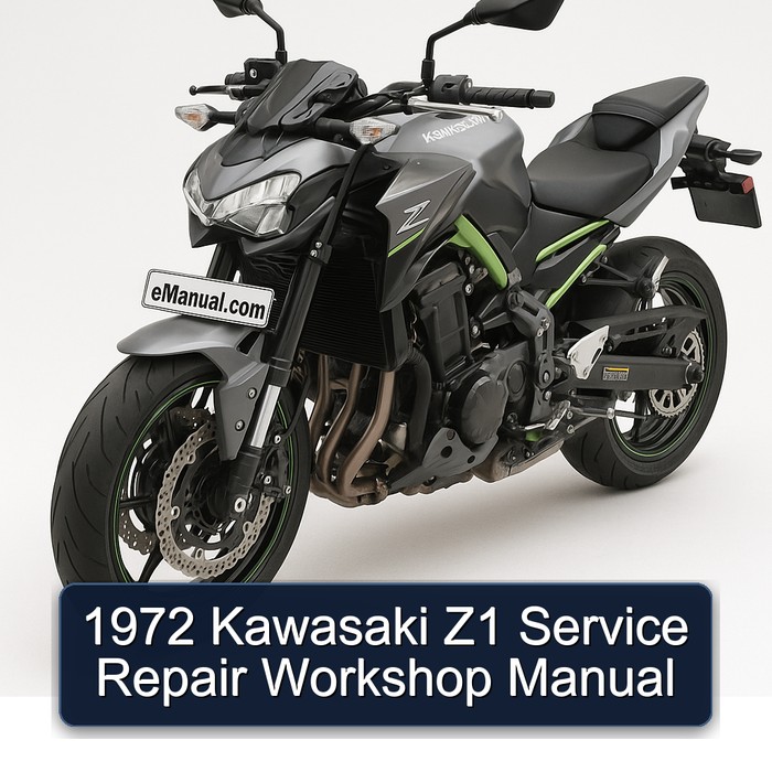1972 Kawasaki Z1 Service Repair Workshop Manual