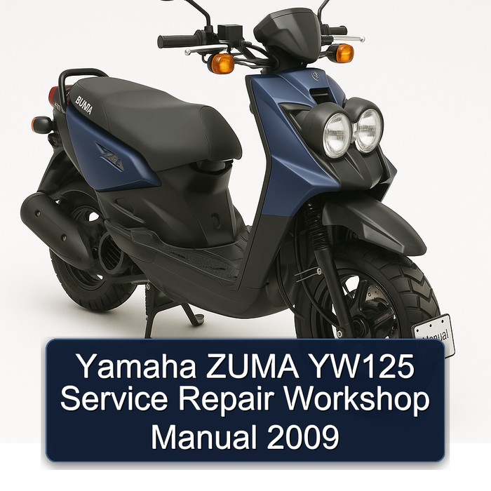 Yamaha ZUMA YW125 Service Repair Workshop Manual 2009