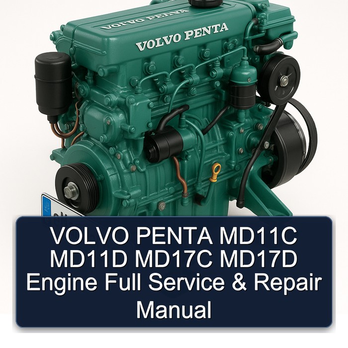 VOLVO PENTA MD11C MD11D MD17C MD17D Engine Full Manual de servicio y reparación