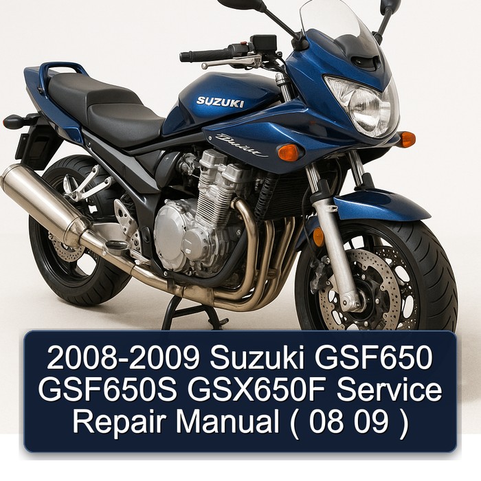 2008-2009 Suzuki GSF650 GSF650S GSX650F Manual de servicio y reparación ( 08 09 )