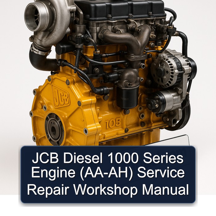JCB Diesel 1000 Series Engine (AA-AH) Service Repair Workshop Manual 
