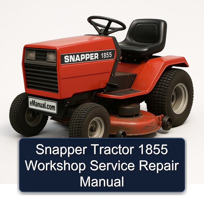 Snapper Tractor 1855 Workshop Service Repair Manual
